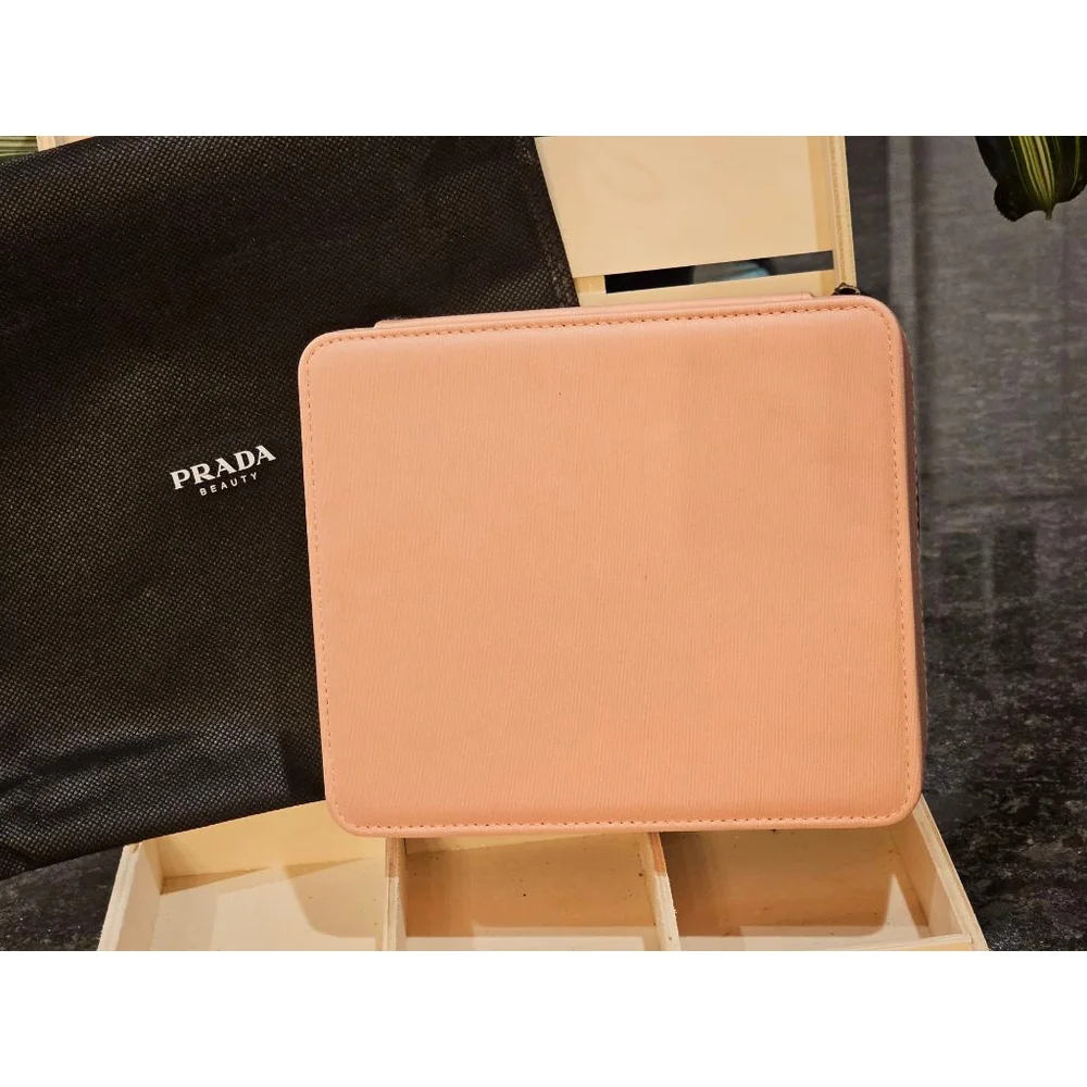 Prada Black & Pink Square Hard Travel Case NWT - Picture 9 of 17